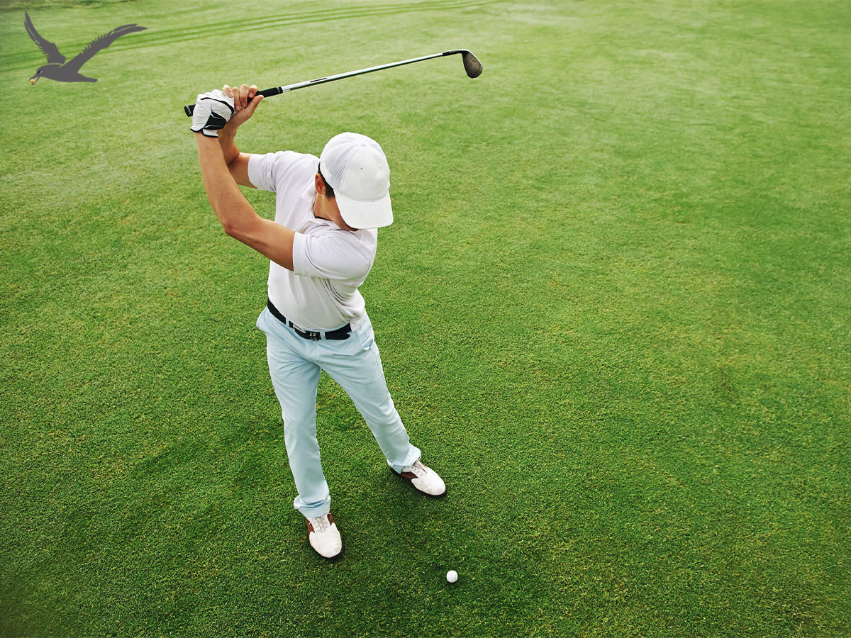 Sprievodca po pozícii golfovej lopty od klubu